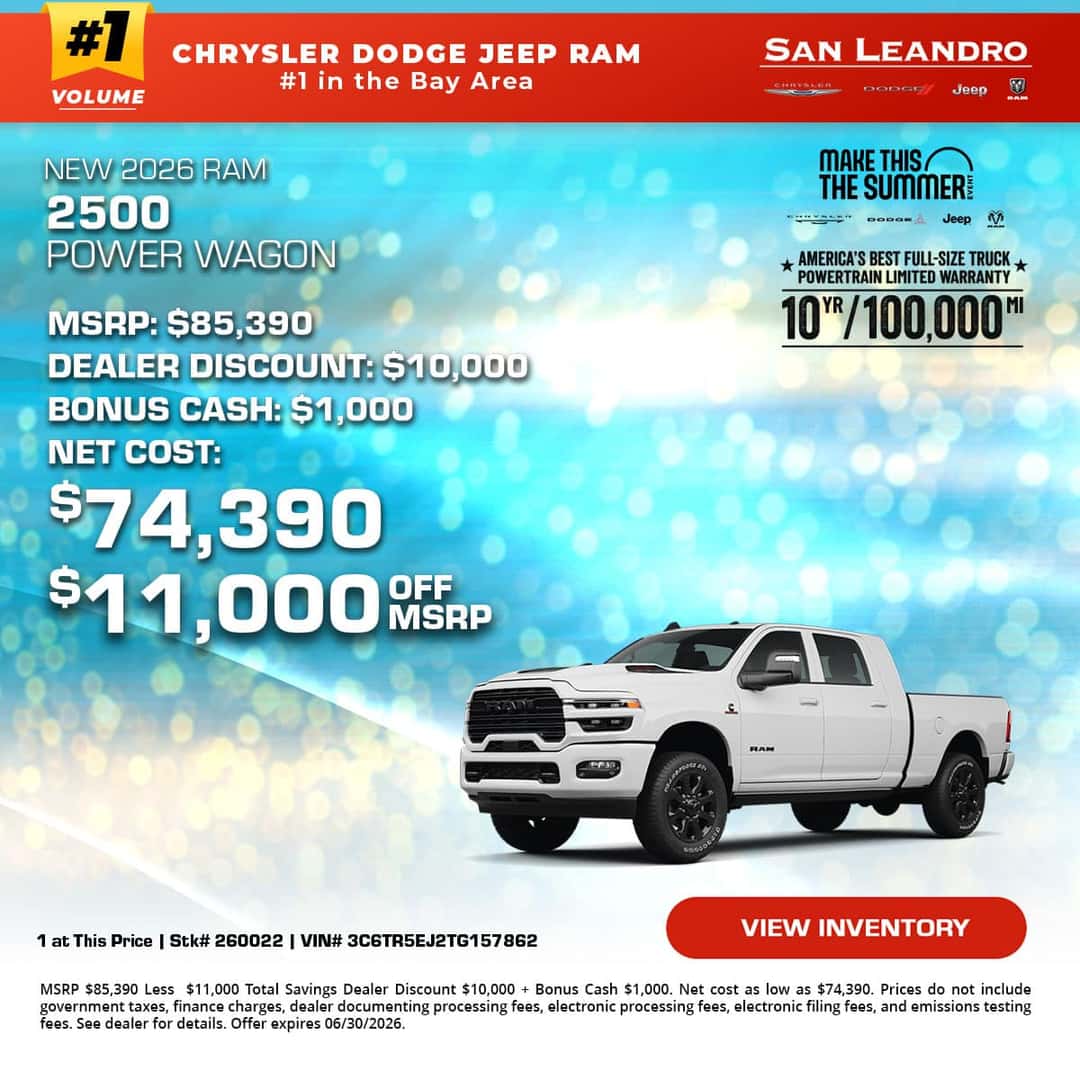 New 2026 Ram 2500 Power Wagon