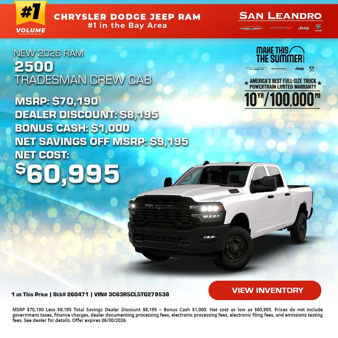 New 2026 Ram 2500 Tradesman Crew Cab