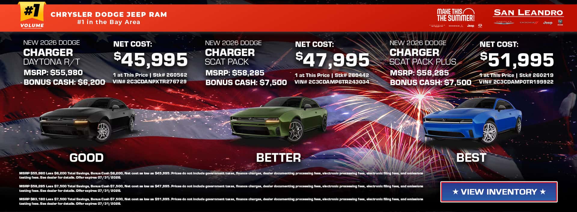 2026 Dodge Charger Daytona, Scat Pack and Scat Pack Plus