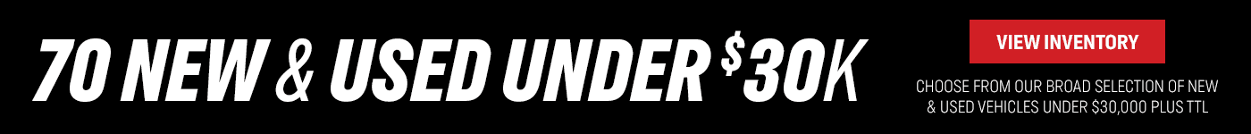 70 New & Used Under $30K