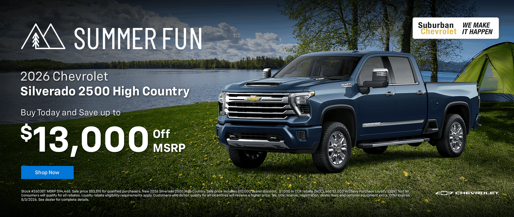 2026 Silverado 2500 High Country