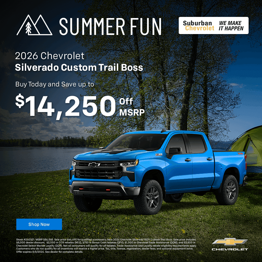 2026 Chevrolet Silverado Custom Trail Boss