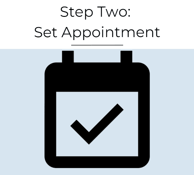 Step Two: Set Appointment