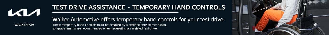 Test Drive Assistance – Temporary Hand Controls