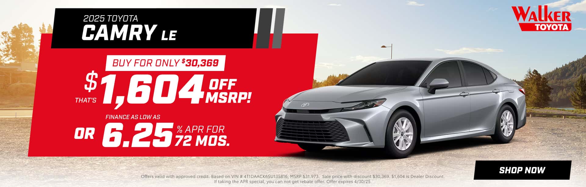 April Camry Special