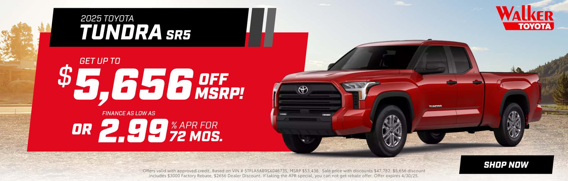 April Tundra Special