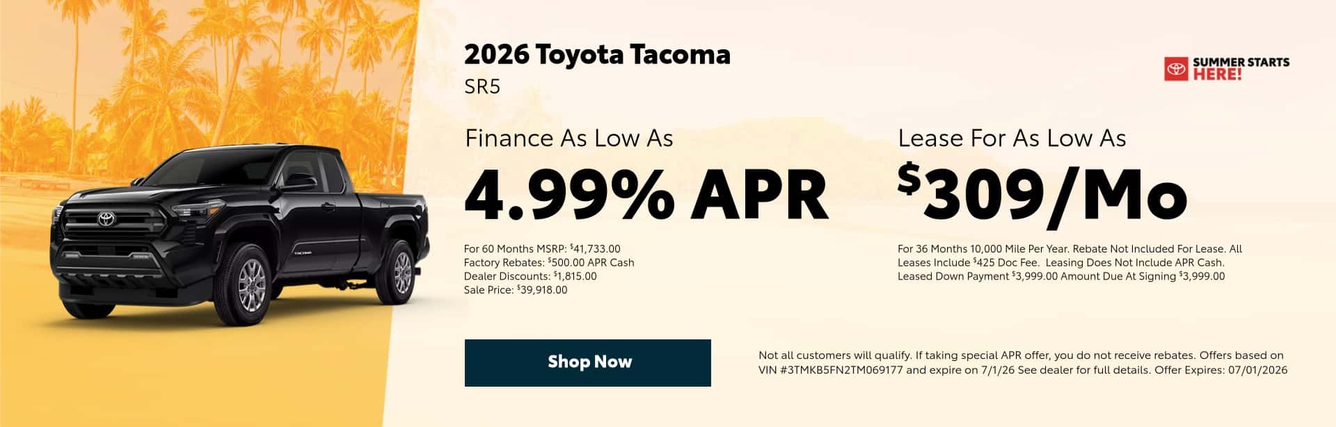 June_Toyota_Tacoma_Q2_Summer_5_-_No_Logo_-_2_Offer_1920x614