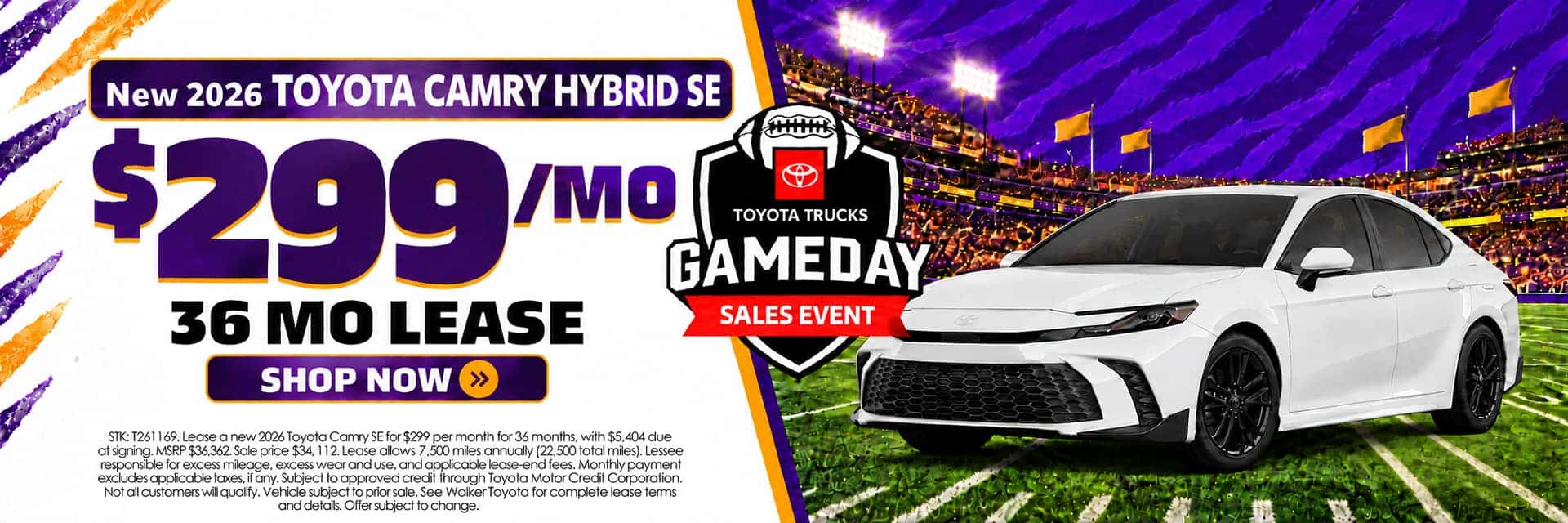 Camry Lease Banner
