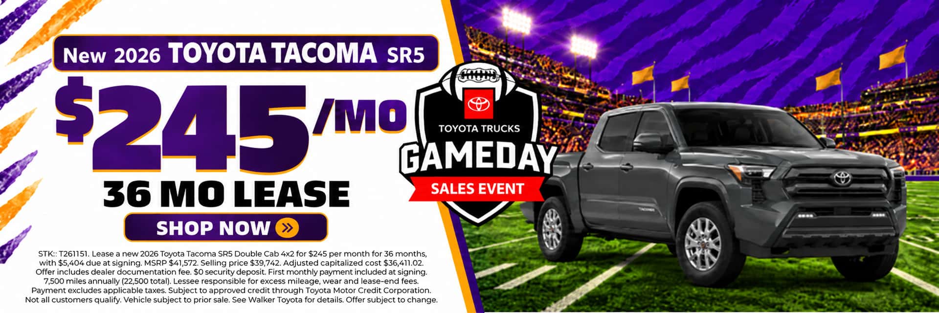 Tacoma Lease