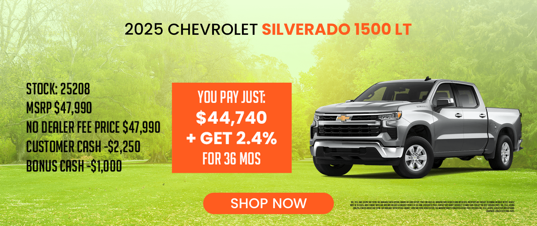 New Silverado 1500 Lease & Finance Offers Near Live Oak, FL