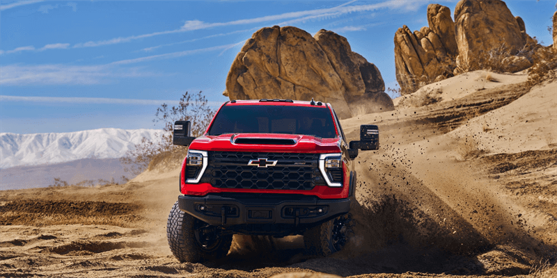 Red 2026 Chevrolet Silverado HD