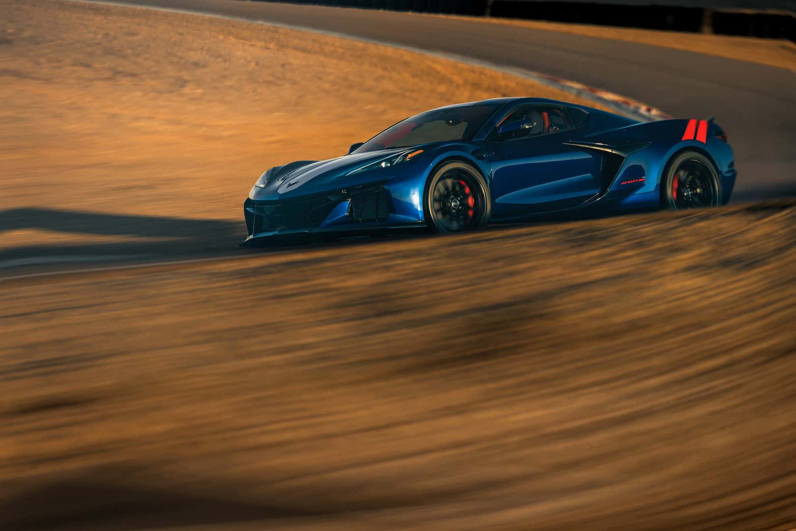 2027 Chevrolet Corvette Grand Sport on a track