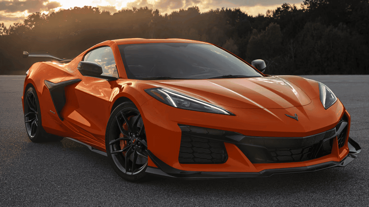 Orange 2027 Chevrolet Corvette Z06